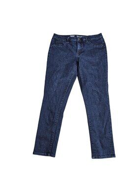 Mossimo‎ Denim Mid Rise Jegging Crop Jeans Womens 10 Power Stretch Denim Casual